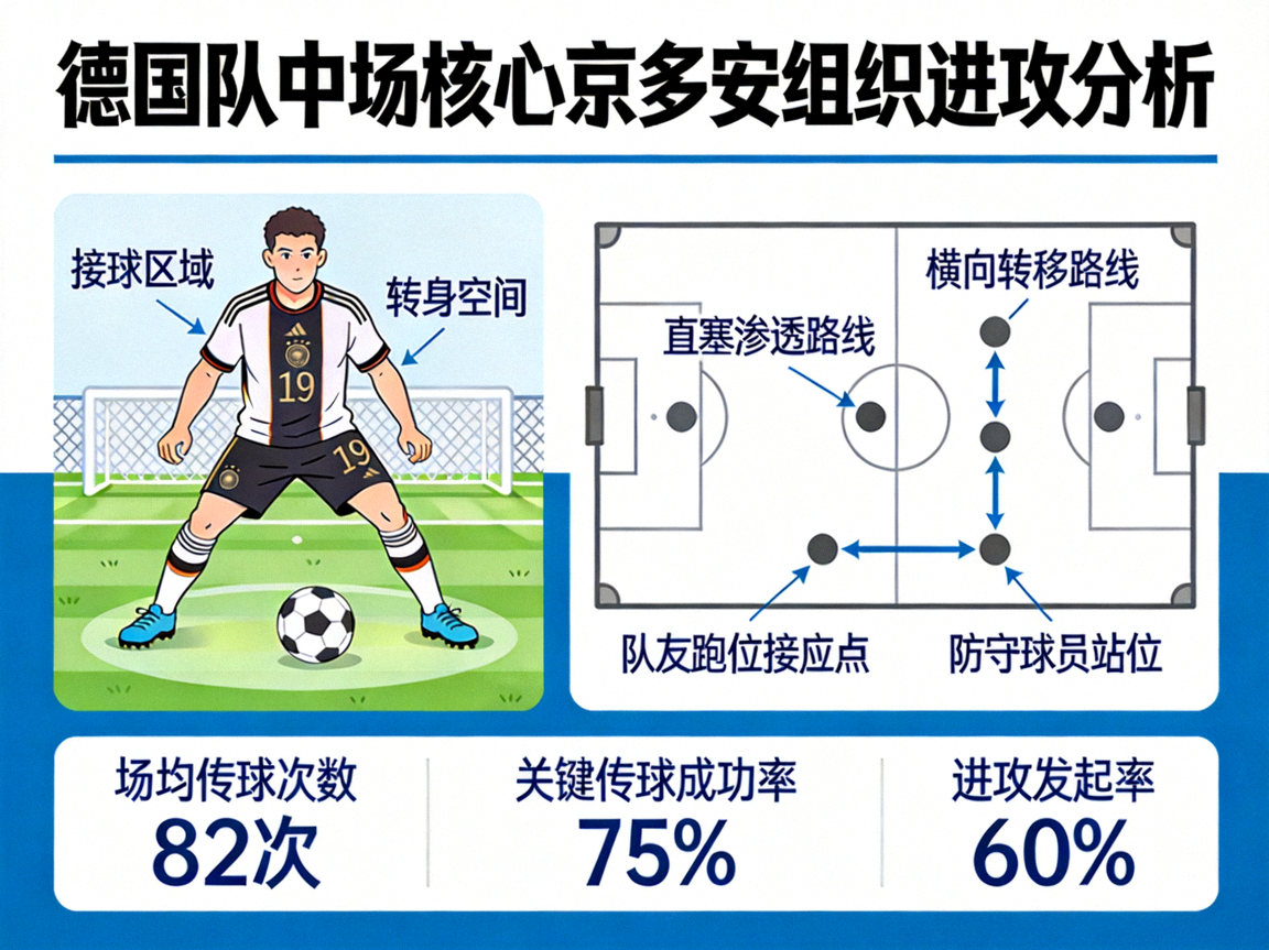 德国队中场核心京多安组织进攻分析
